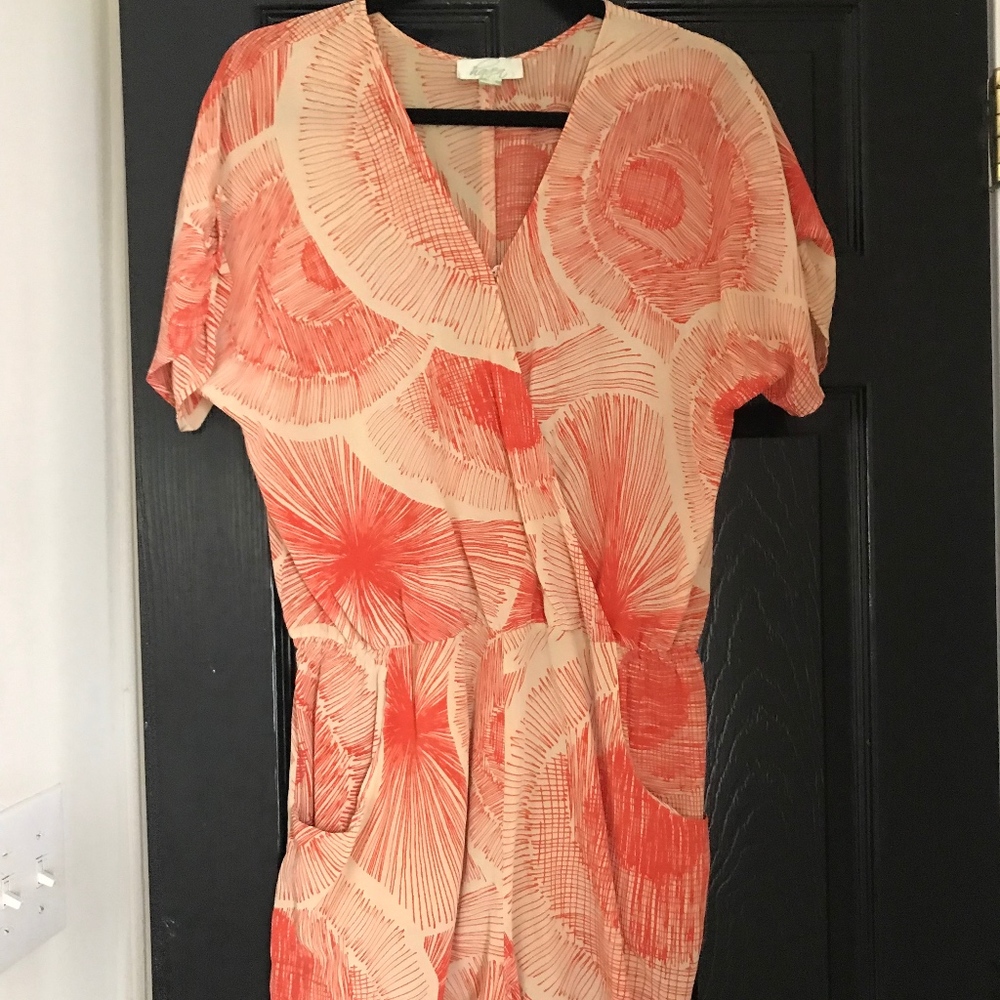 Silk Printed Romper Jumpsuit